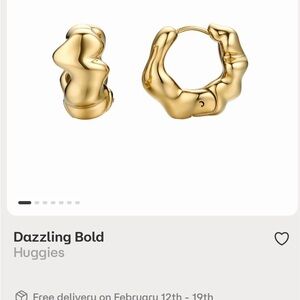 Gold Huggies by Hey Harper